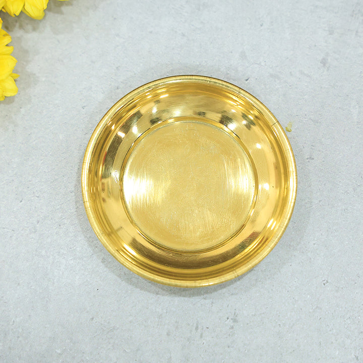 2.5” Elegant Brass Plain Alva Plate