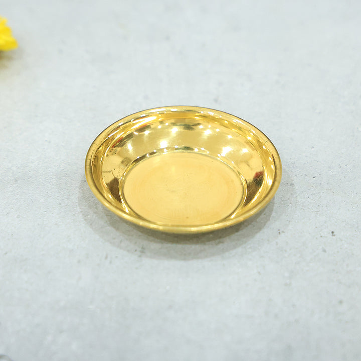 2.5” Elegant Brass Plain Alva Plate