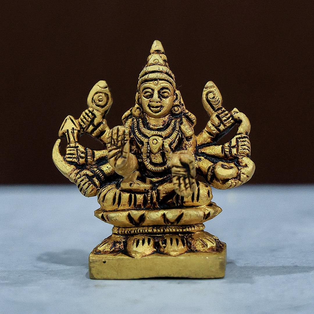 2” Elegant Brass Astalakshmi Super Fine Set