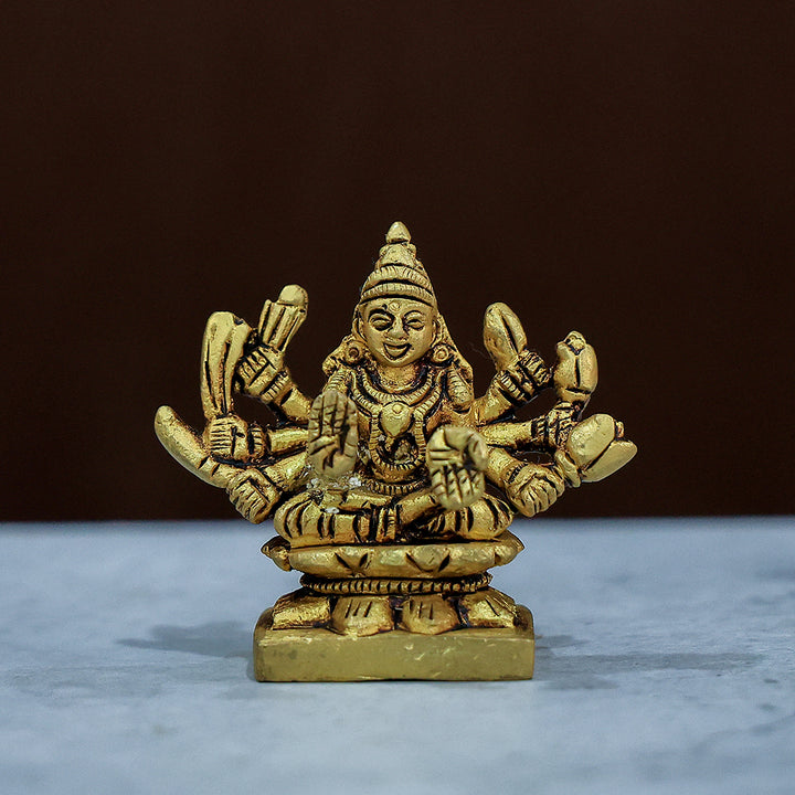 2” Elegant Brass Astalakshmi Super Fine Set