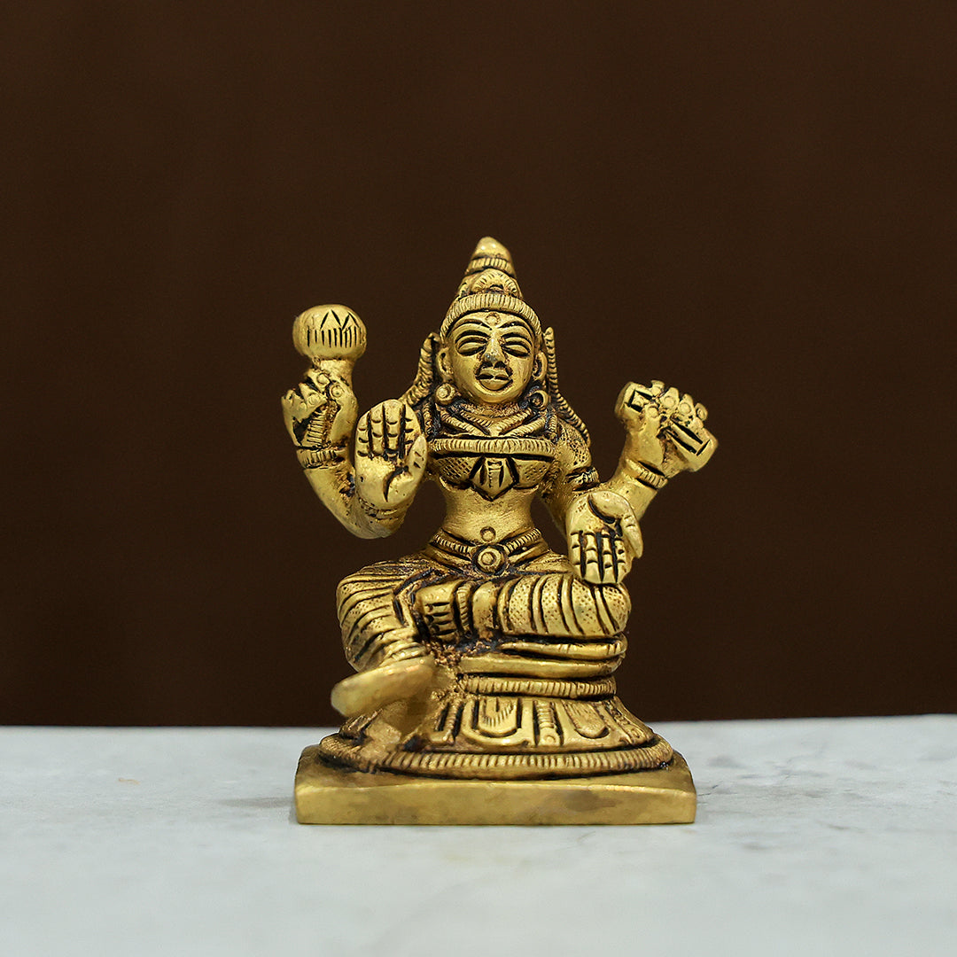 3” கம்பீரமான பித்தளை அஸ்தலட்சுமி சூப்பர் ஃபைன் செட்