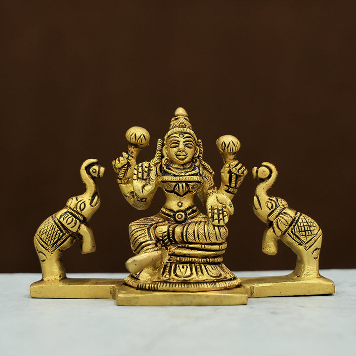 3” கம்பீரமான பித்தளை அஸ்தலட்சுமி சூப்பர் ஃபைன் செட்