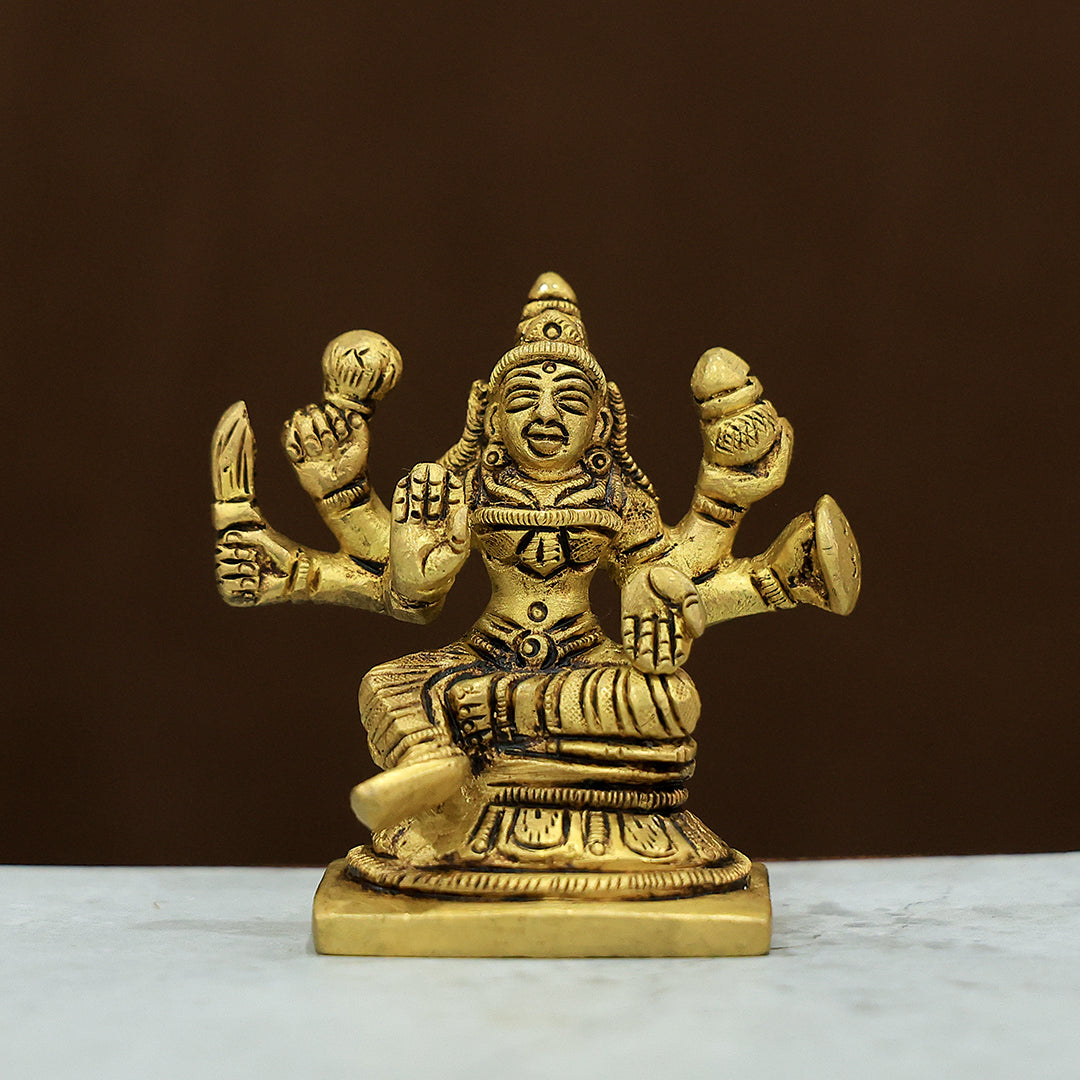 3” கம்பீரமான பித்தளை அஸ்தலட்சுமி சூப்பர் ஃபைன் செட்
