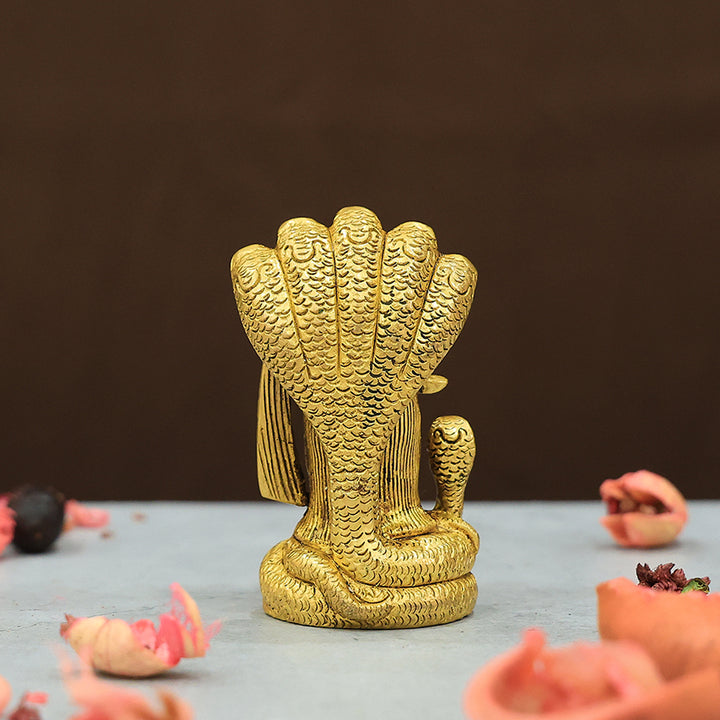 3.8" నాగంతో ఇత్తడి శివన్