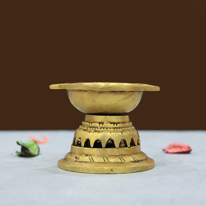 2.5" Brass Deepa - Star Shape