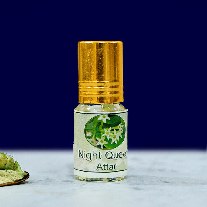 Aromatic Trio: Sandalwood, Night Queen, and Lotus Attar Pack (2ml each)
