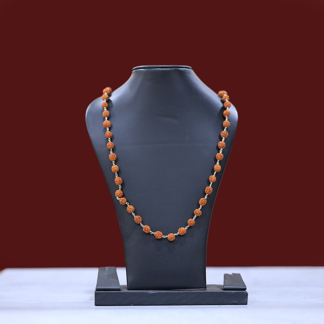 Rudraksha Mala -Silver