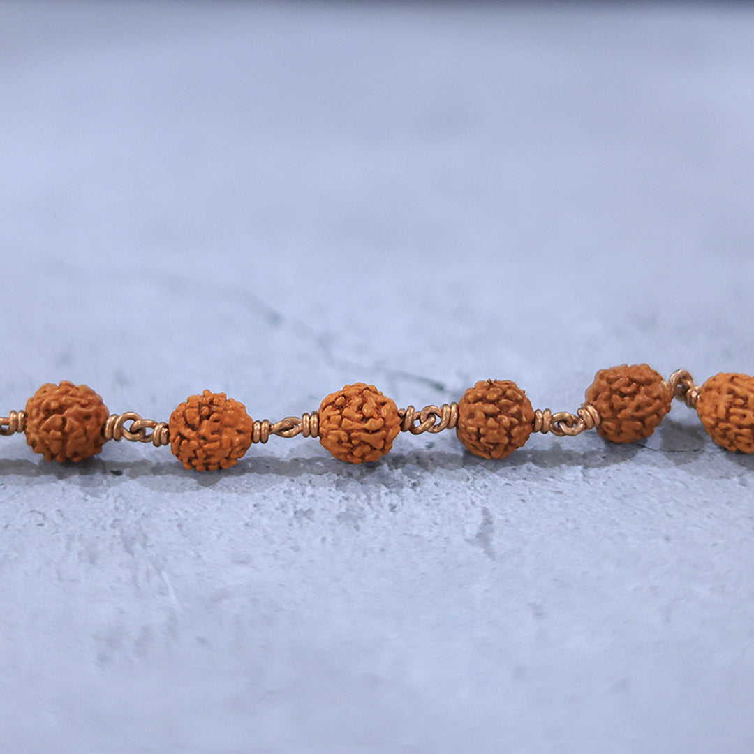Rudraksha Mala-Copper