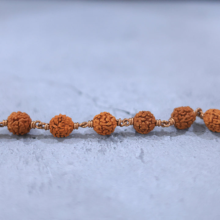 Rudraksha Mala-Copper