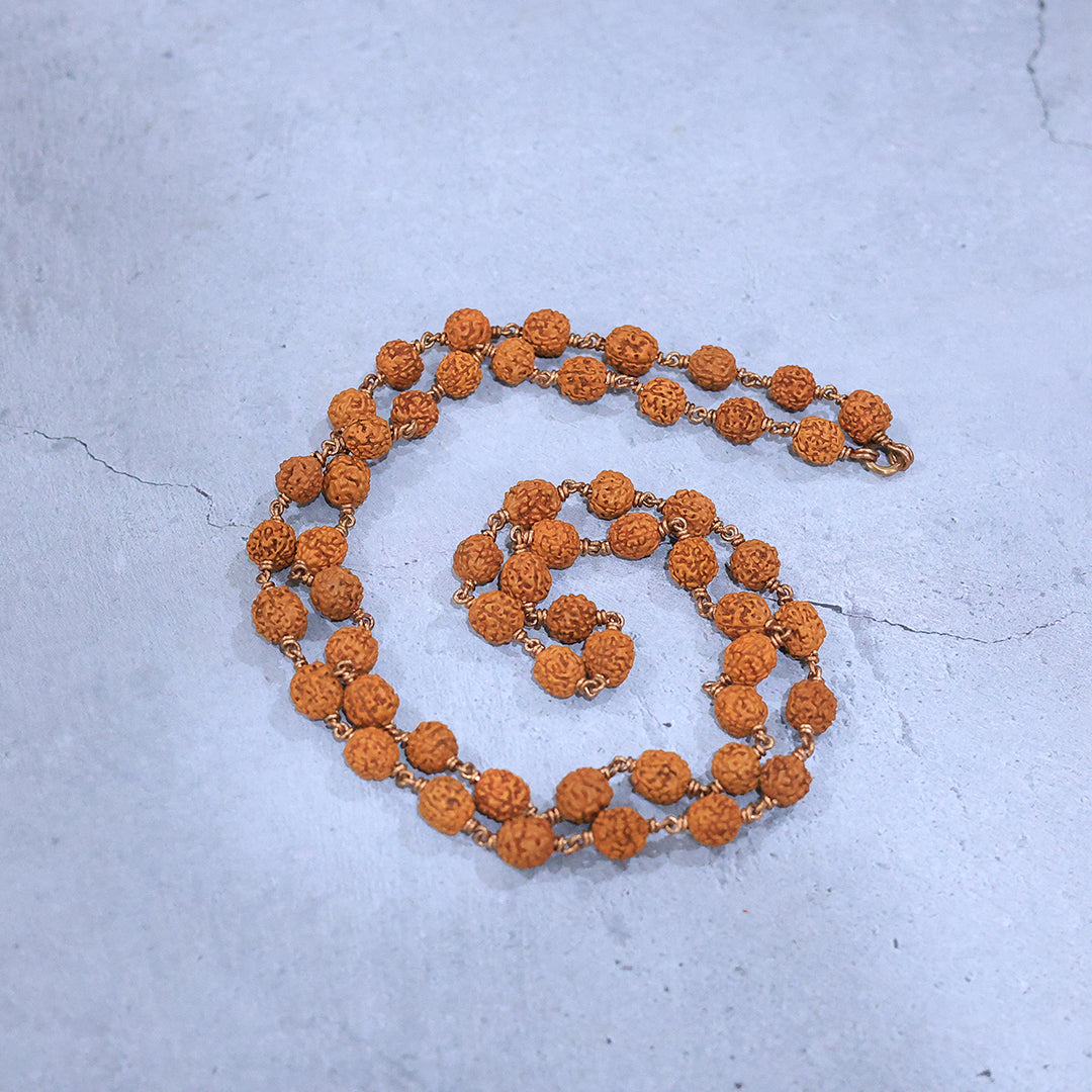 Rudraksha Mala-Copper