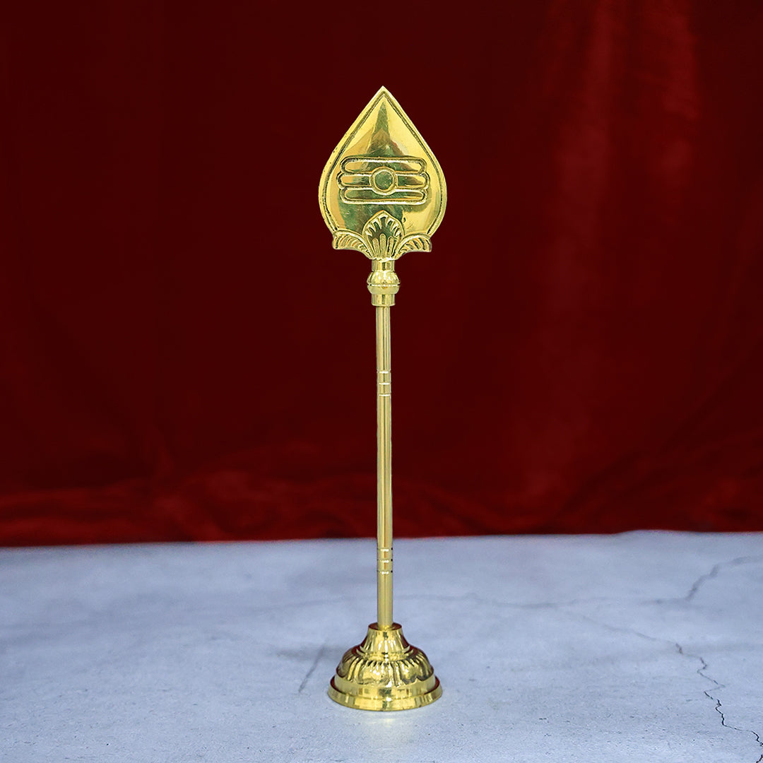 Brass Vel Stand – A Sacred Holder of Divine Strength