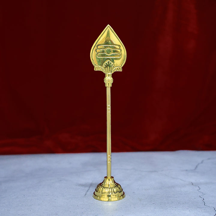Brass Vel Stand – A Sacred Holder of Divine Strength