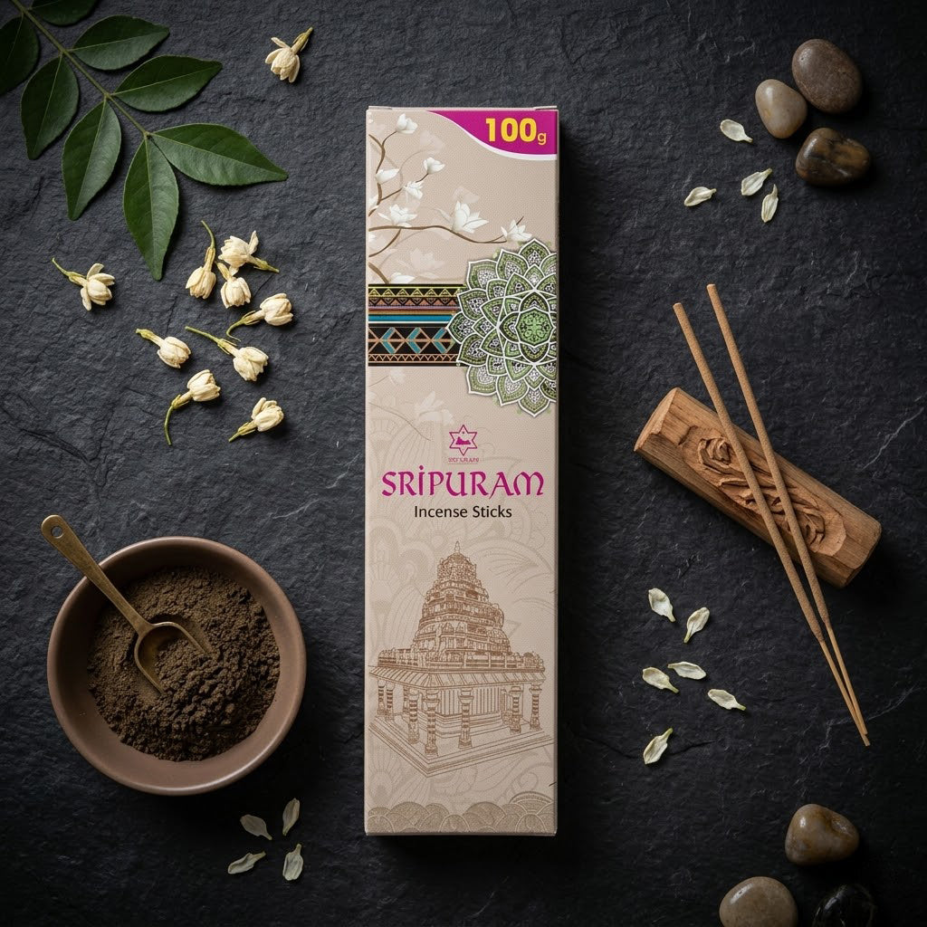 శ్రీపురం కంచు ధూపం ఎకానమీ స్టిక్స్ - 100 గ్రా