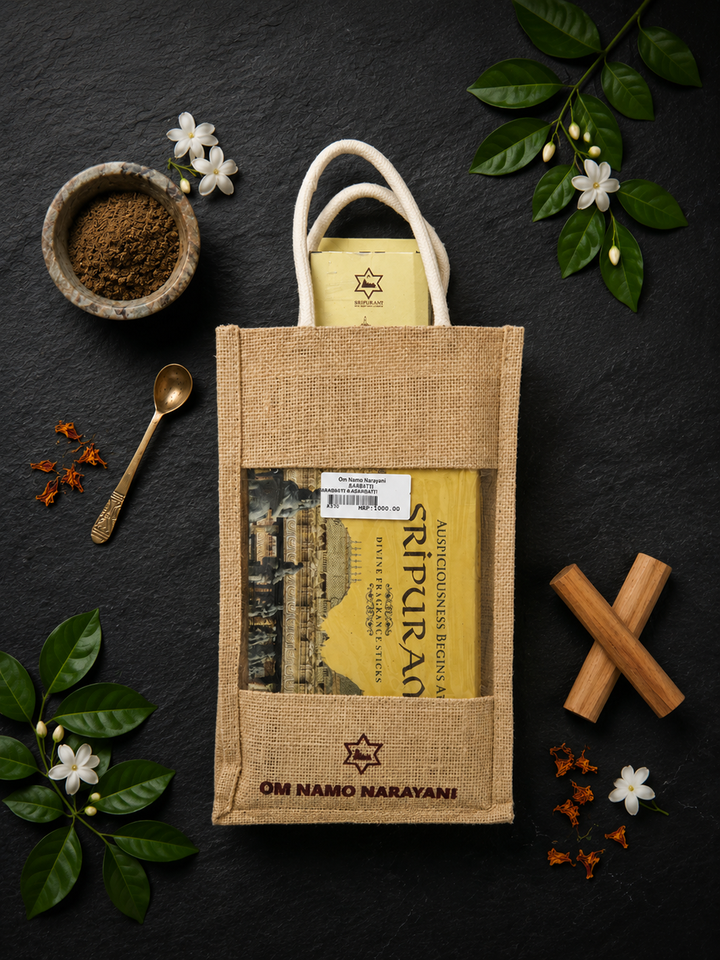Sacred Aura Premium Combo-Jute Bag