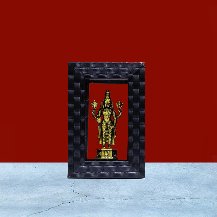 3" Balaji Antique Frame | Divine Blessings for Your Home