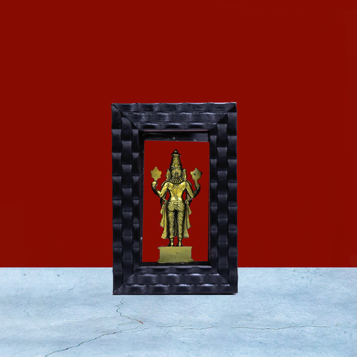 3" Balaji Antique Frame | Divine Blessings for Your Home