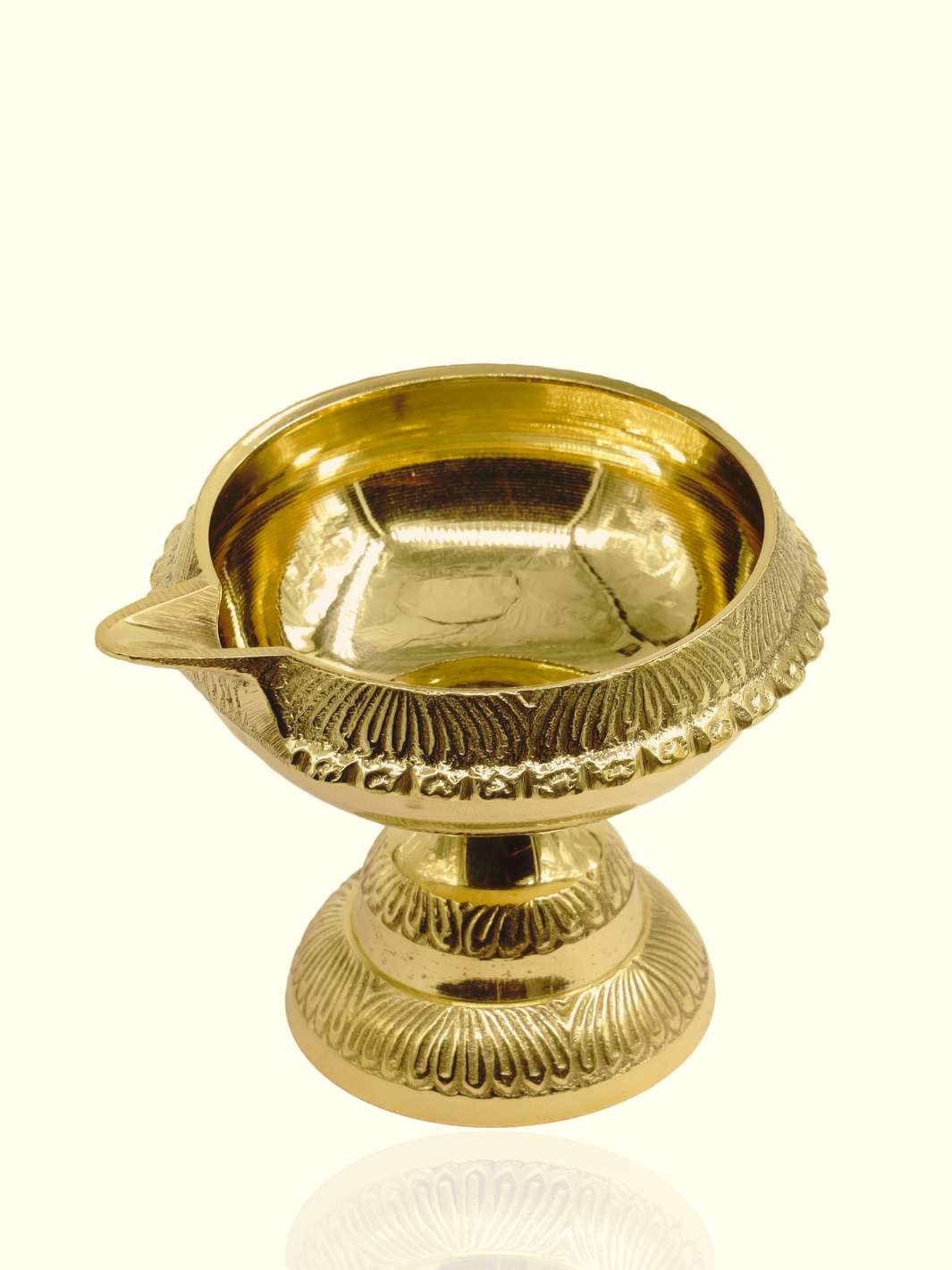 Brass Kuber Deepa with Small Stand – Sripuram Store