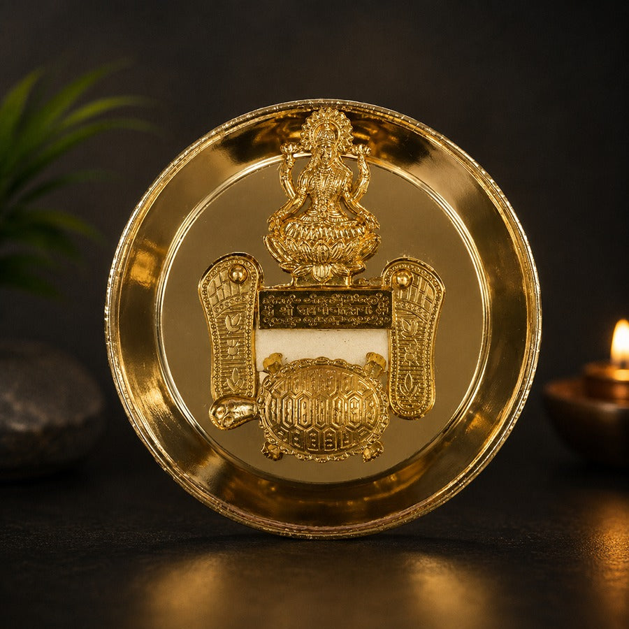 Lakshmi Tortoise Pooja Plate