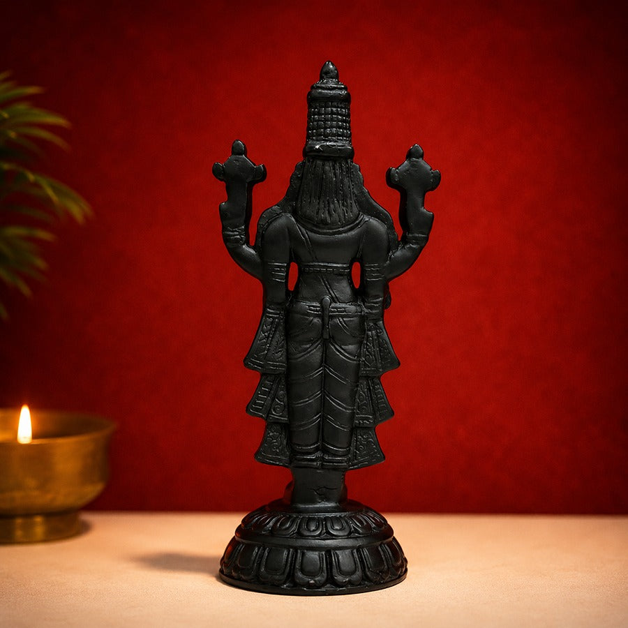 8" Lord Balaji Idol – Tirupati Balaji Statue for Car & Pooja Room