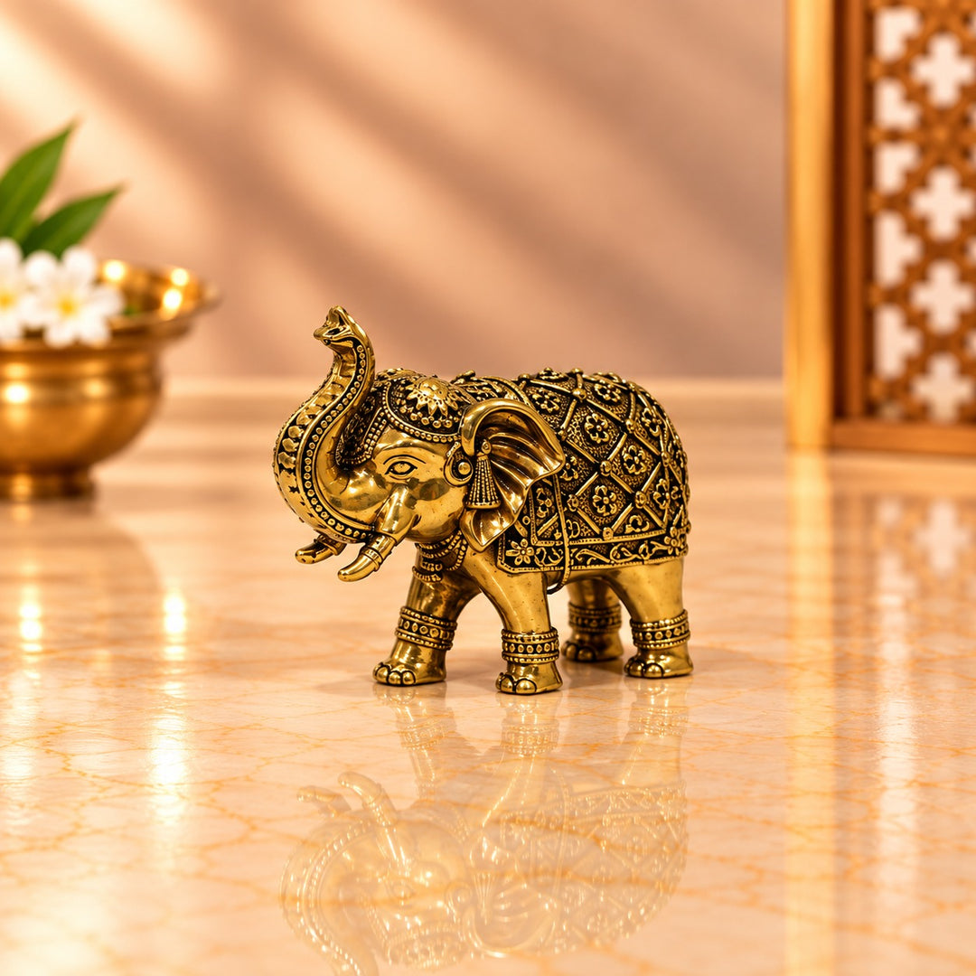 2.5" Brass Elephant