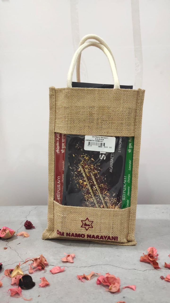 Divine Bliss Combo-Jute Bag