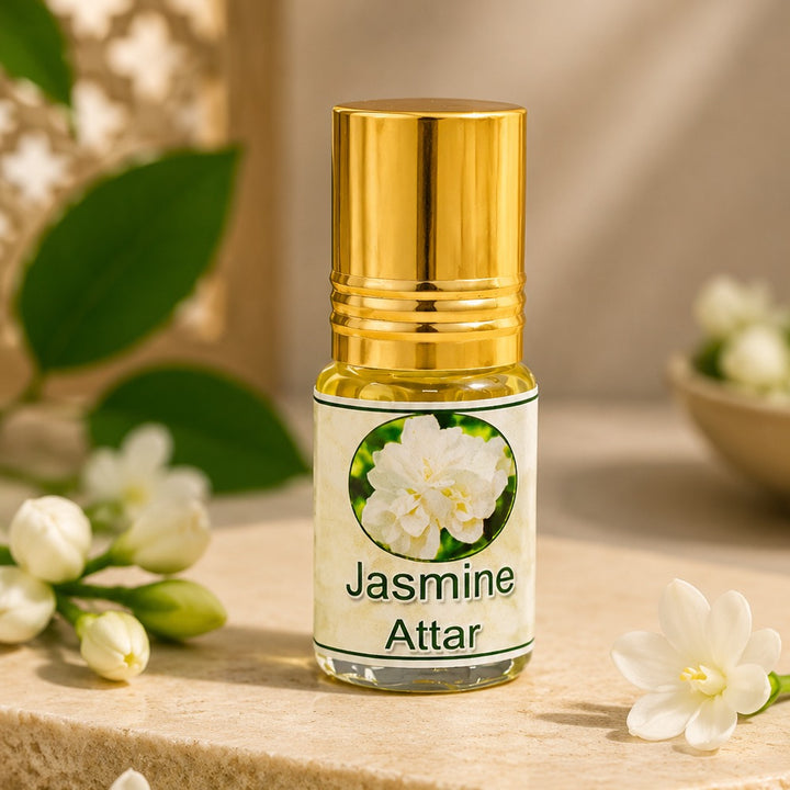 Floral Bliss: Senbagam, Jasmine, and Rose Attar Set (2ml each)