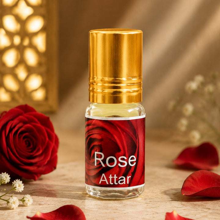Floral Bliss: Senbagam, Jasmine, and Rose Attar Set (2ml each)