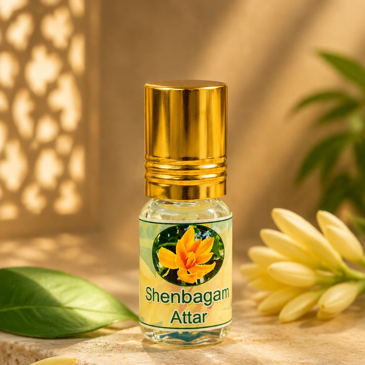 Floral Bliss: Senbagam, Jasmine, and Rose Attar Set (2ml each)