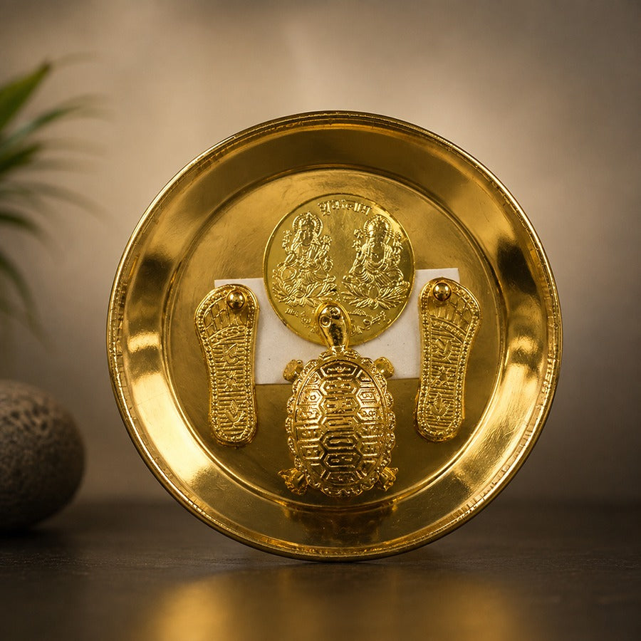 Lakshmi Tortoise Pooja Plate