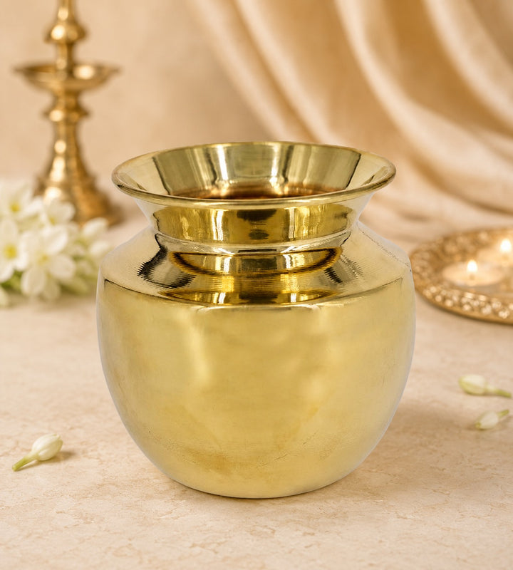 5.5” Golden Elegance Brass Chombu
